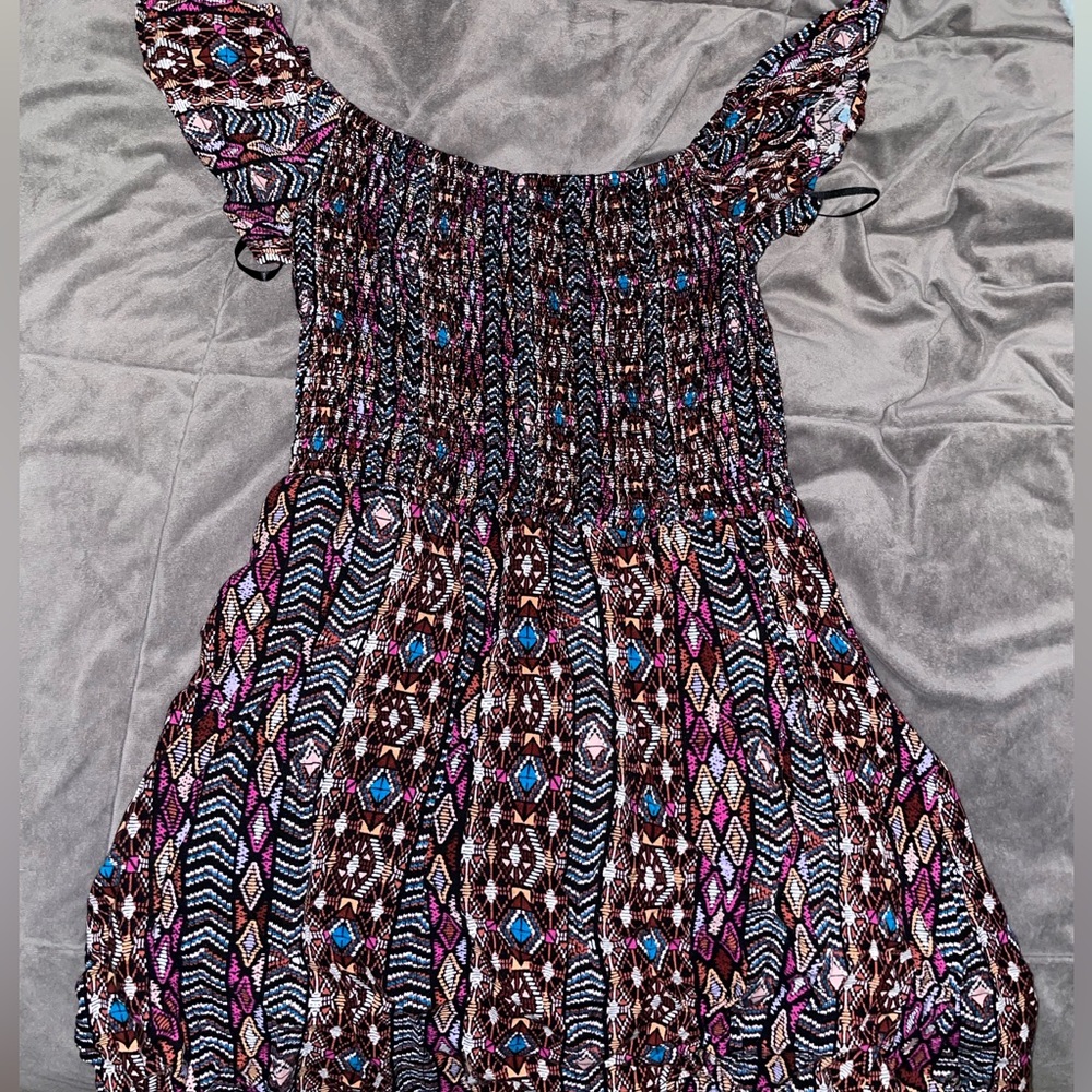 Patterned Mini Dress - Picture 4 of 6